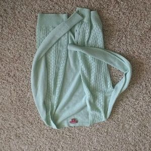 Target mint green sparkle cardigan medium